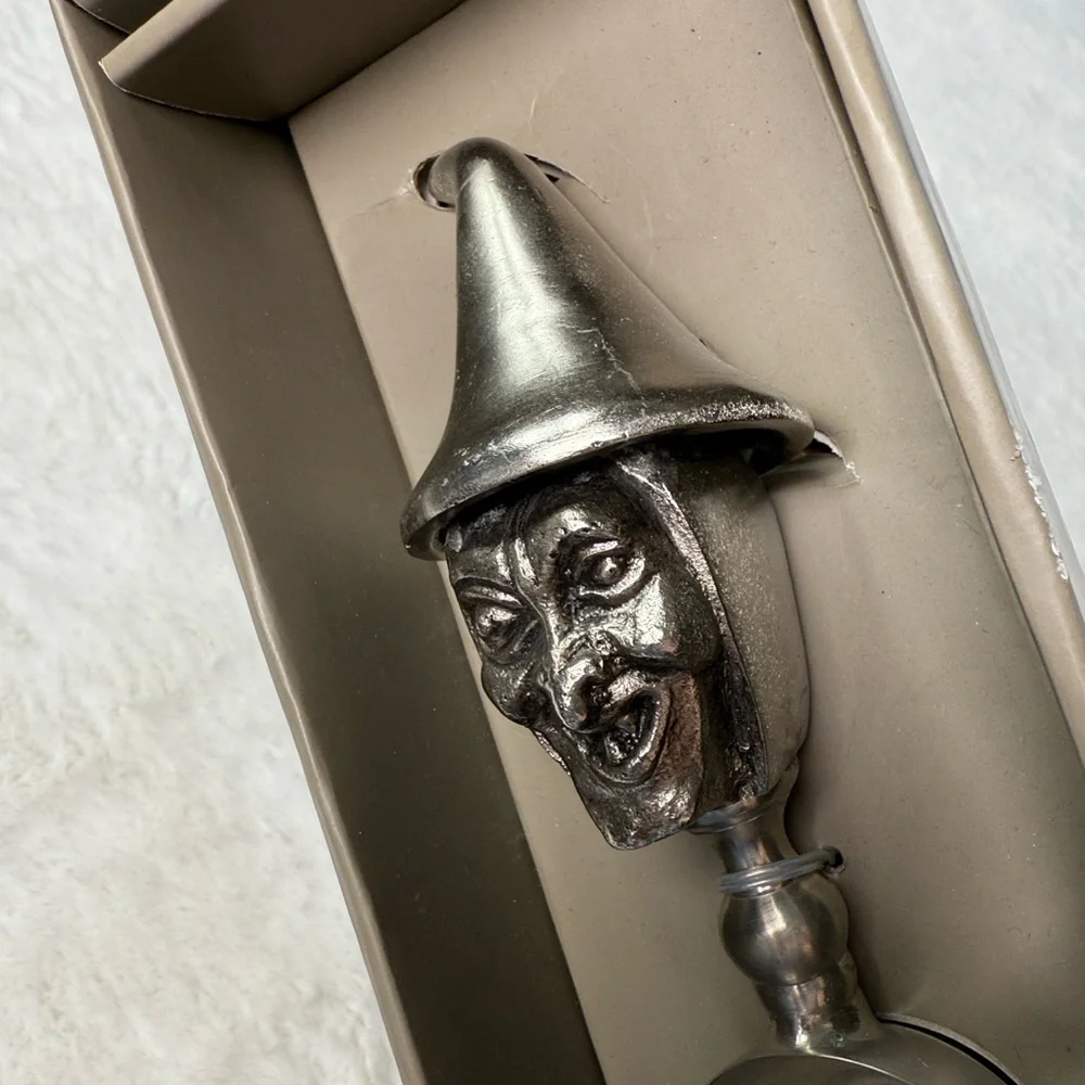 BKP‎ Halloween Witch Metal Ice Scoop Barware Party Entertain Silver India NEW